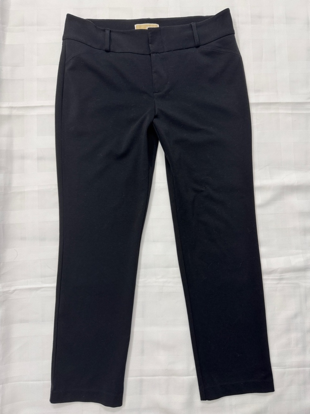Michael Kors Black Straight-Leg Pants